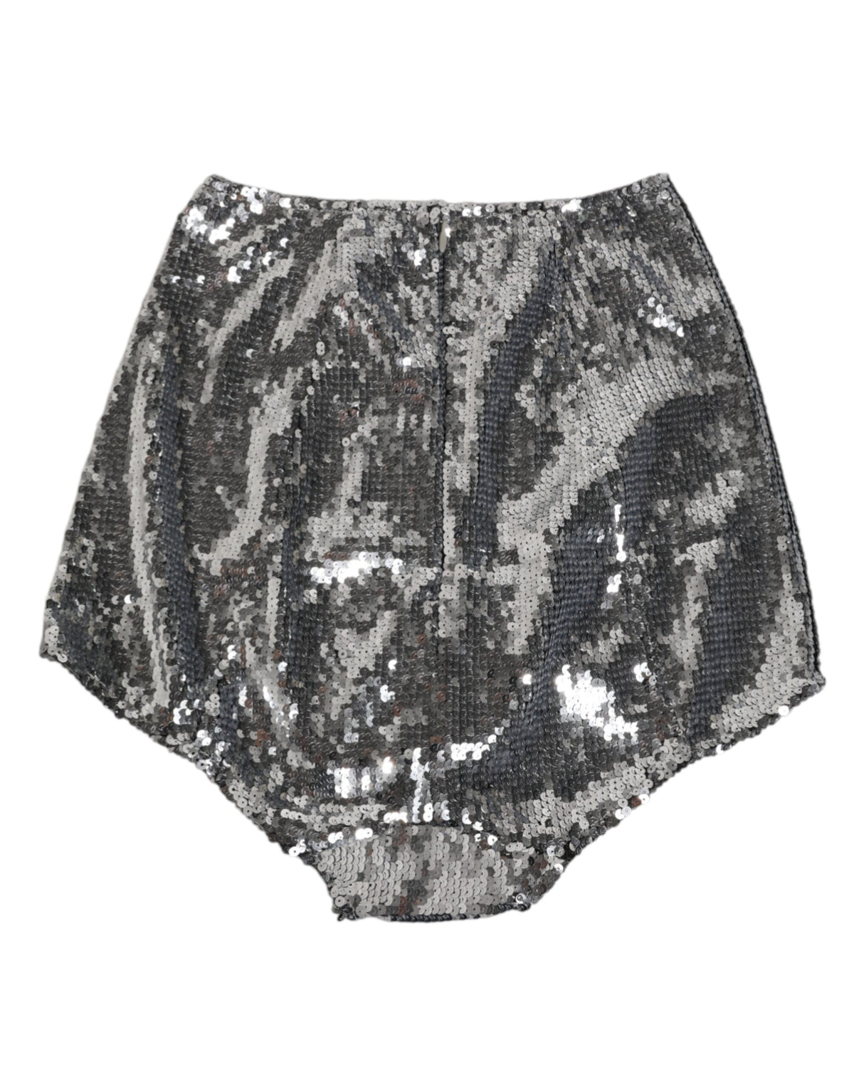 Dolce & Gabbana Silver Nylon Sequined Slip Girdle Panty Underwear