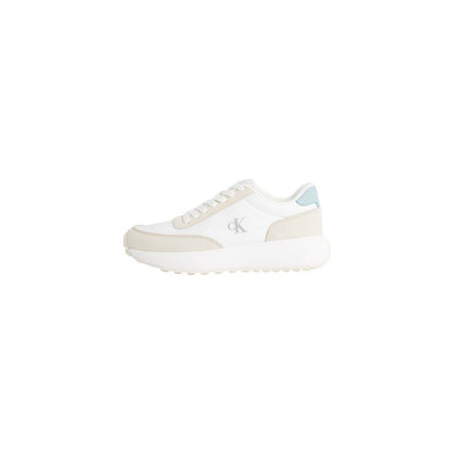 Calvin Klein Jeans ATHLEISURE RUNNER Leather Sneakers – Beige