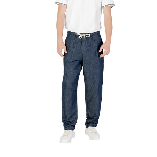 Replay Blue Cotton Pant
