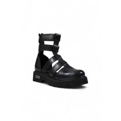 Cult Black Leather Sandal