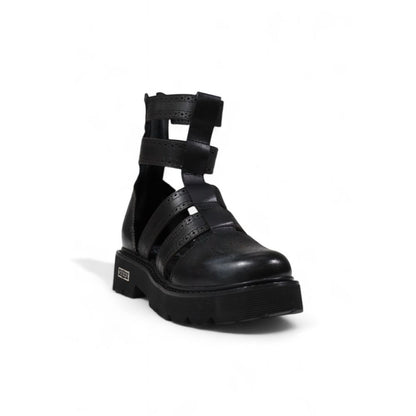 Cult Black Leather Sandal