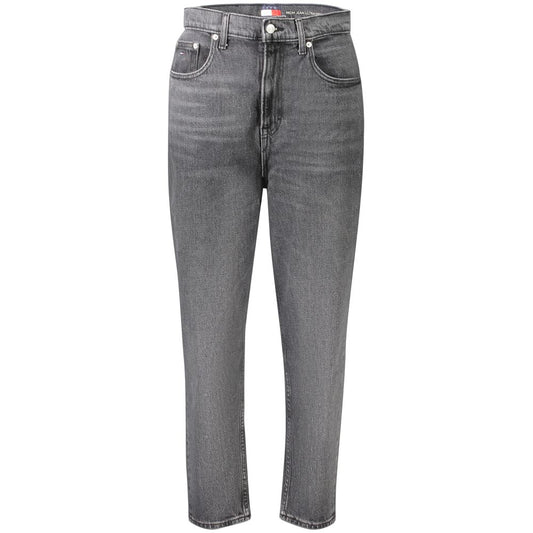 Tommy Hilfiger Black Cotton Jeans & Pant