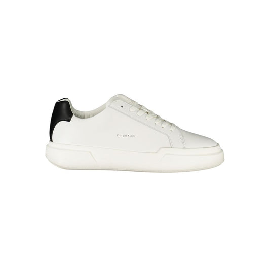 Calvin Klein White Polyester Sneakers