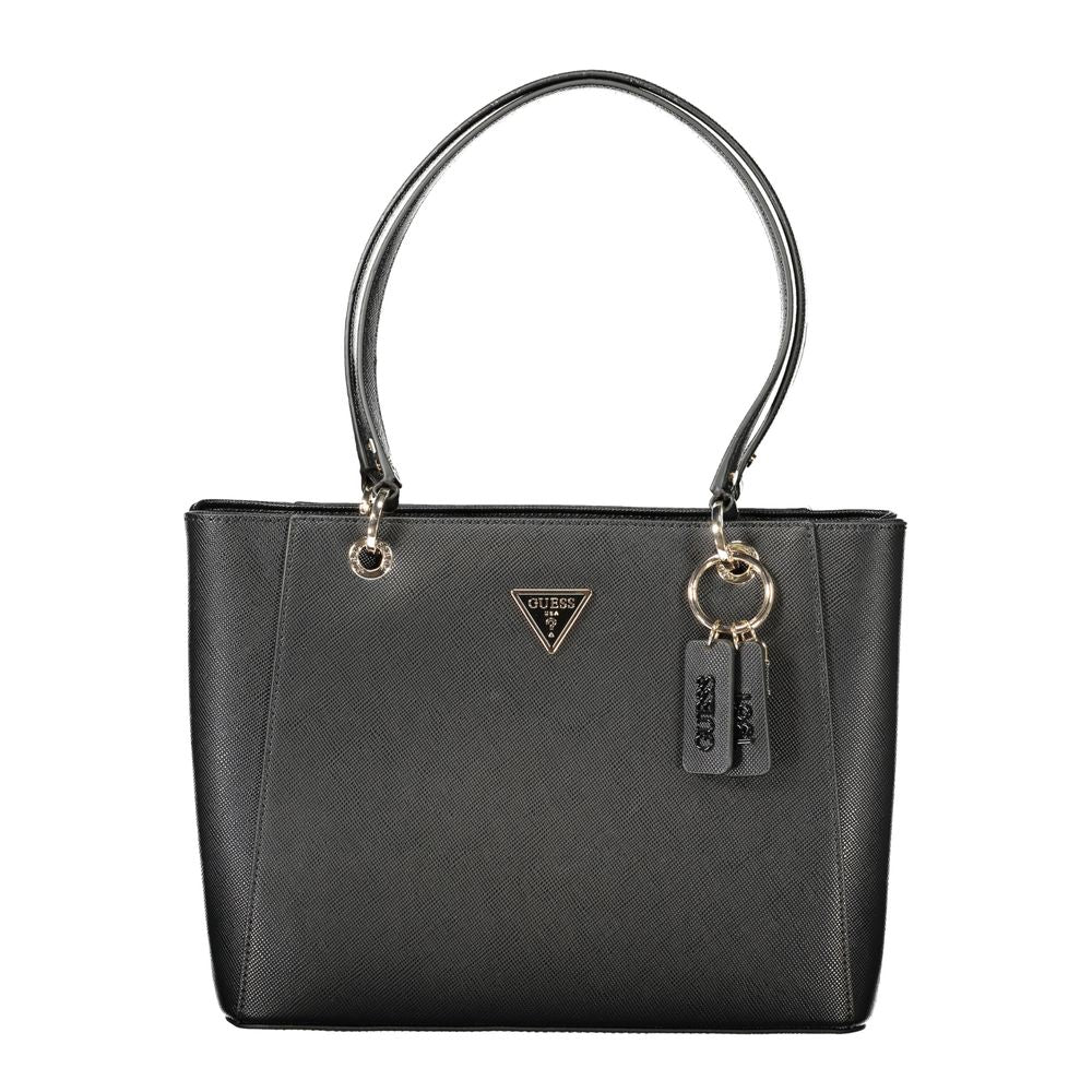 Guess Jeans Noelle II Polyurethane Handbag – Black