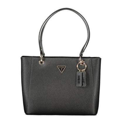 Guess Jeans Noelle II Polyurethane Handbag – Black
