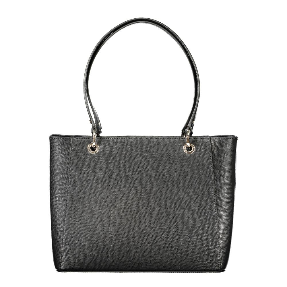 Guess Jeans Noelle II Polyurethane Handbag – Black