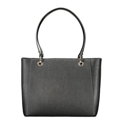 Guess Jeans Noelle II Polyurethane Handbag – Black