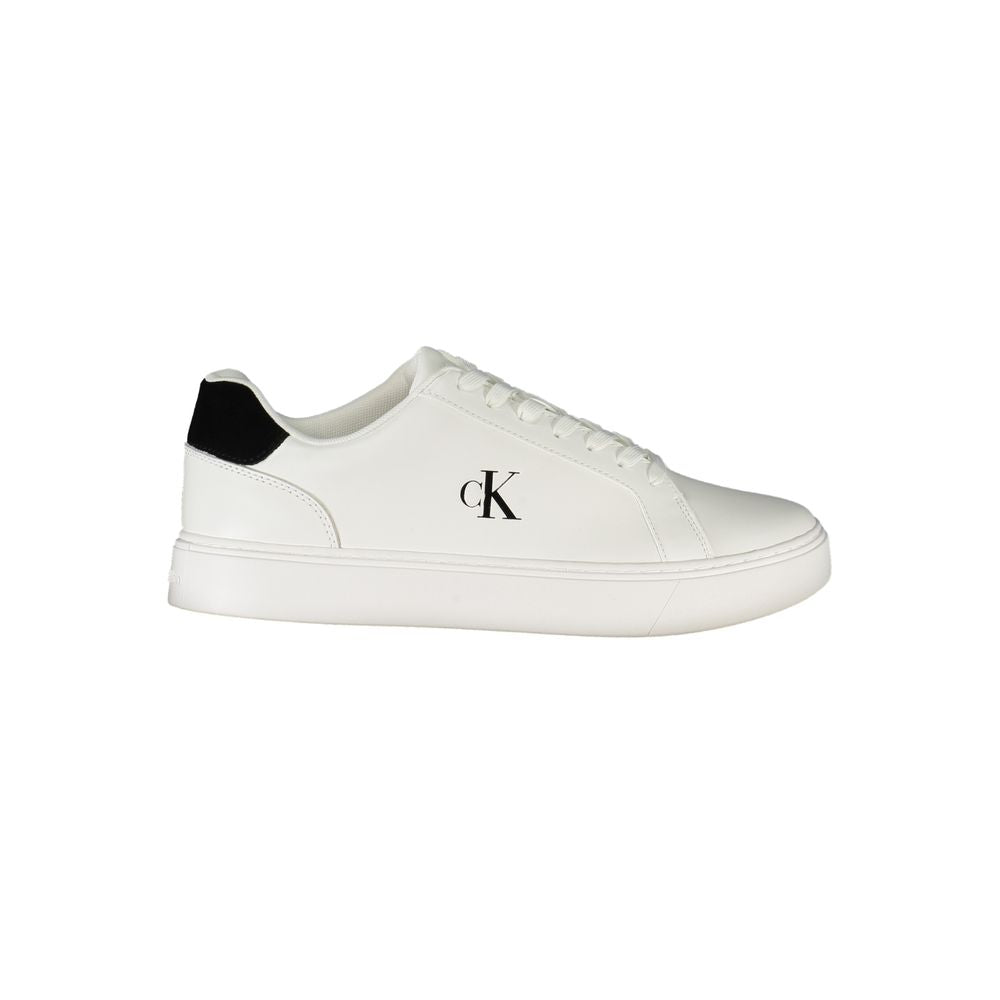 Calvin Klein White Polyester Sneakers