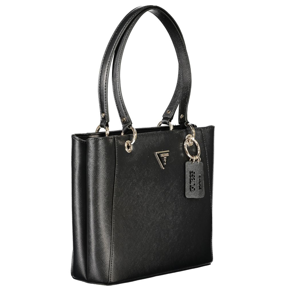 Guess Jeans Noelle II Polyurethane Handbag – Black