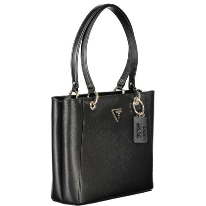 Guess Jeans Noelle II Polyurethane Handbag – Black