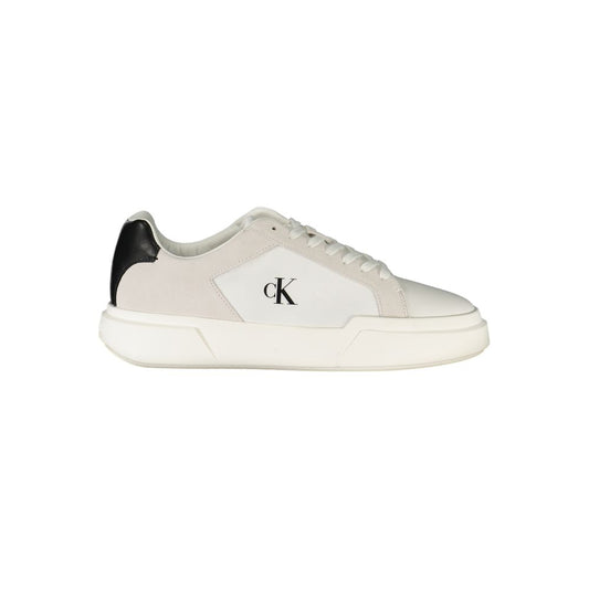 Calvin Klein White Polyester Sneakers
