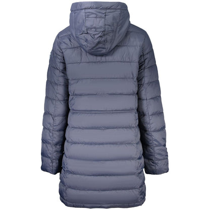 Pepe Jeans Sally Long Blue Polyamide Jacket