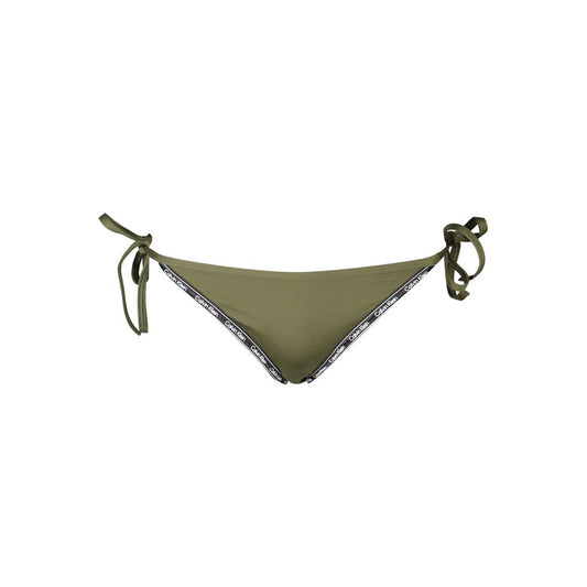 Calvin Klein green tie-side bikini briefs