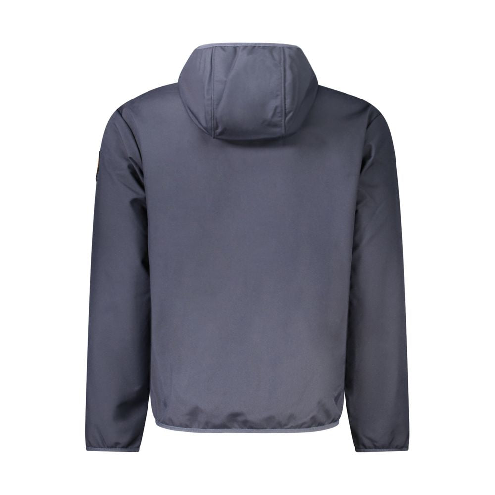 Napapijri Blue Polyester Men Jacket