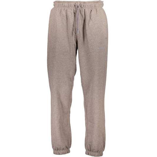 Calvin Klein Brown Cotton Pant
