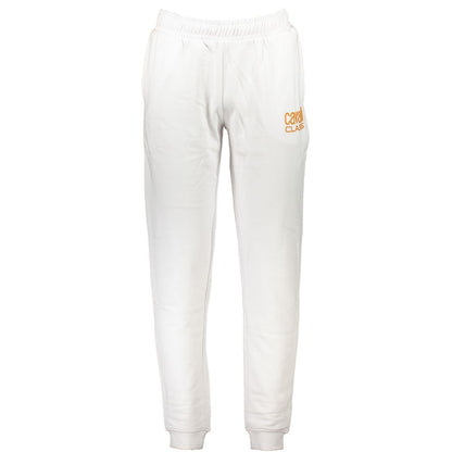 Cavalli Class White Cotton Pant