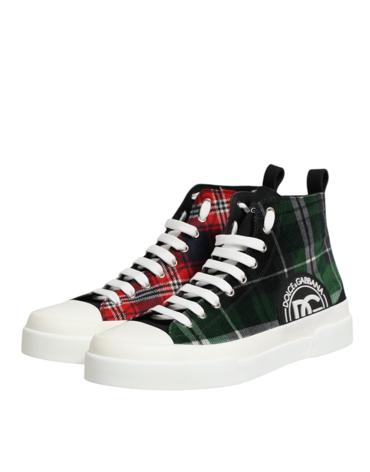 Dolce & Gabbana Men's High-Top Sneakers – Multicolour