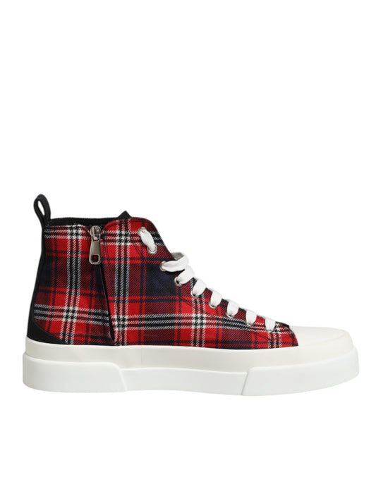 Dolce & Gabbana Men's High-Top Sneakers – Multicolour