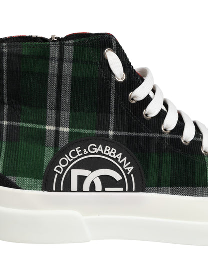 Dolce & Gabbana Men's High-Top Sneakers – Multicolour