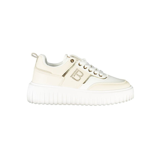 Laura Biagiotti Beige Polyester Sneakers