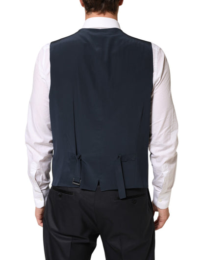 Dolce & Gabbana Dark Blue MARTINI 2 Buttons Suit 3 Piece Suit