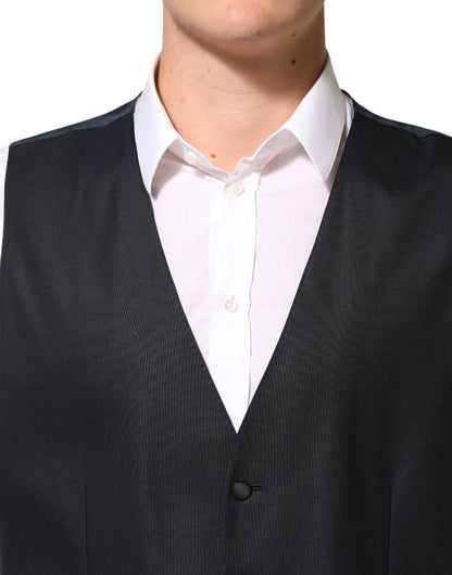 Dolce & Gabbana Dark Blue MARTINI 2 Buttons Suit 3 Piece Suit