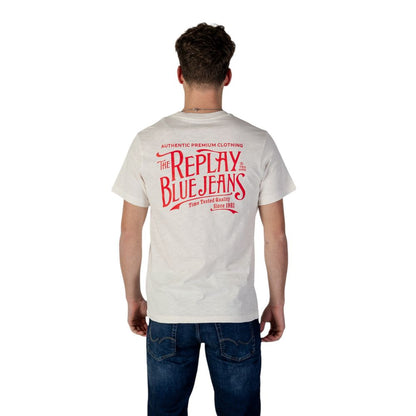 Replay Cream Cotton Sportswear