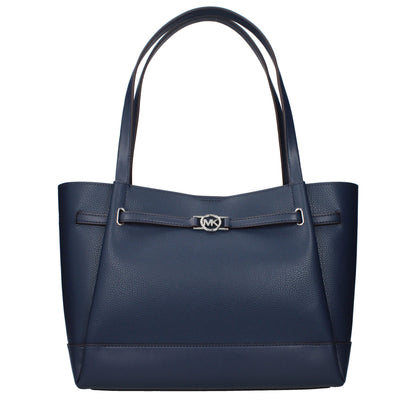 Michael Kors Blue Leather Shoulder Bag