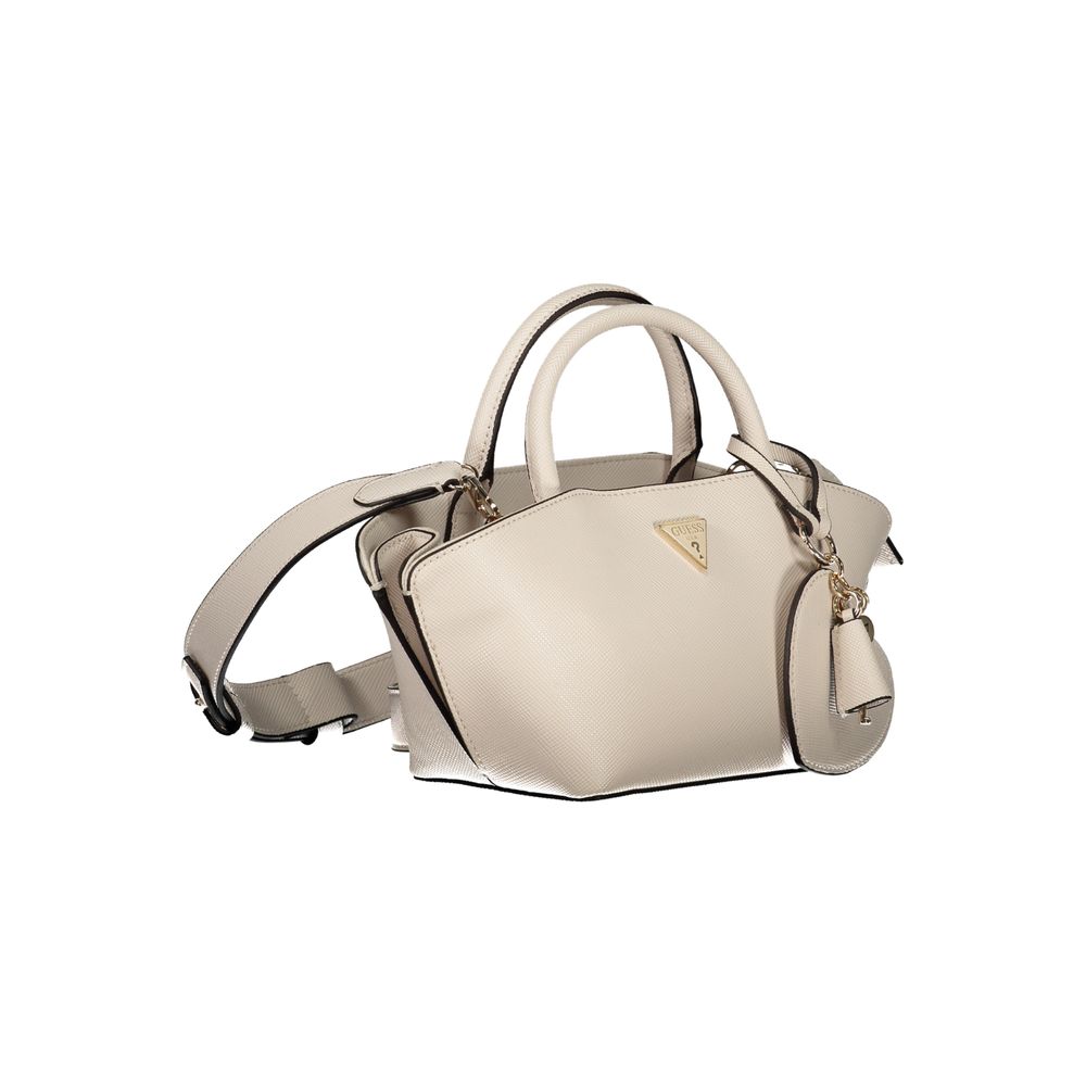 Guess Jeans Beige Polyurethane Women's Handbag