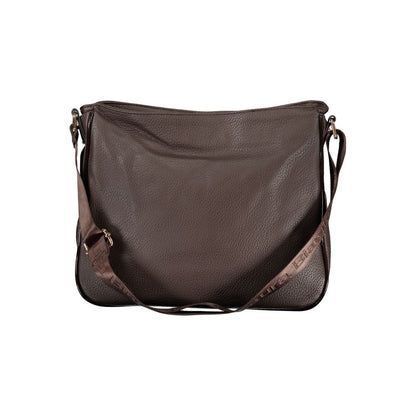 Laura Biagiotti Marrone PVC Women Handbag