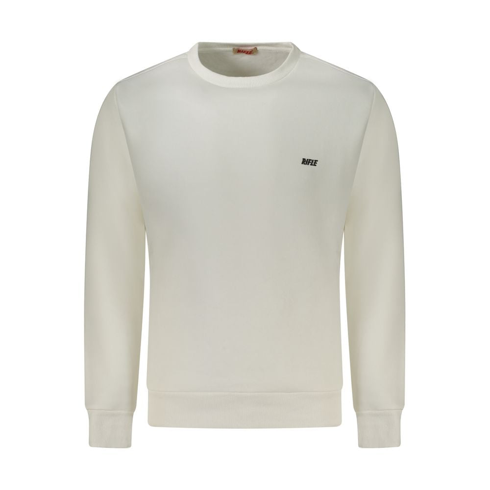 Rifle White Cotton Men's Sweatshirt
