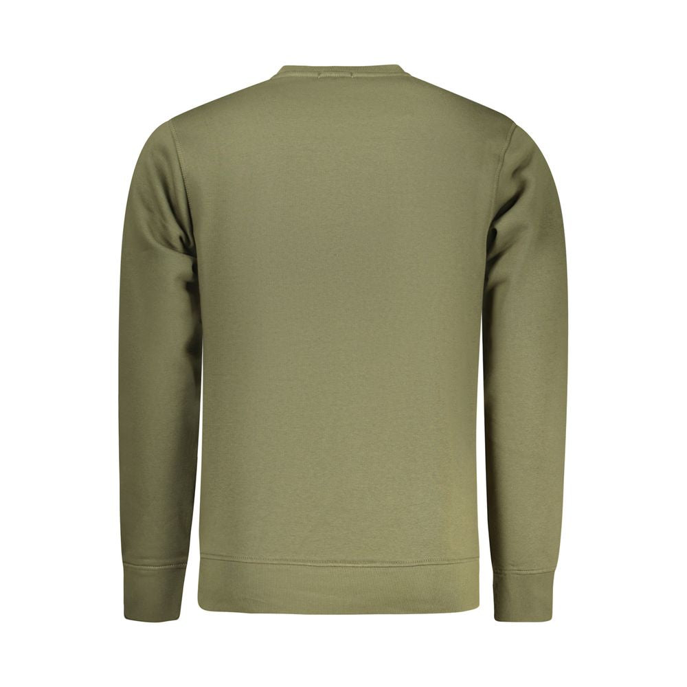 Rifle Green Cotton Men Sweater