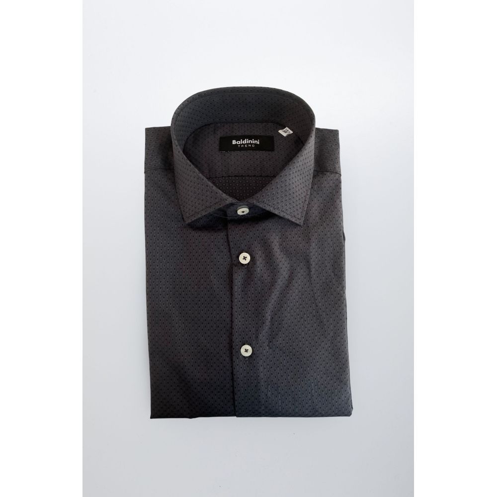 Gray Baldinini Trend cotton shirt