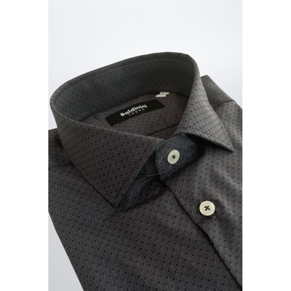 Gray Baldinini Trend cotton shirt