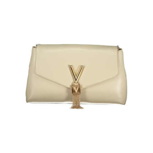 Mario Valentino Beige Polyurethane Women Shoulder Bag