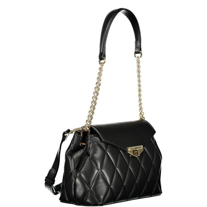 Mario Valentino Nero Polyurethane Women Shoulder Bag
