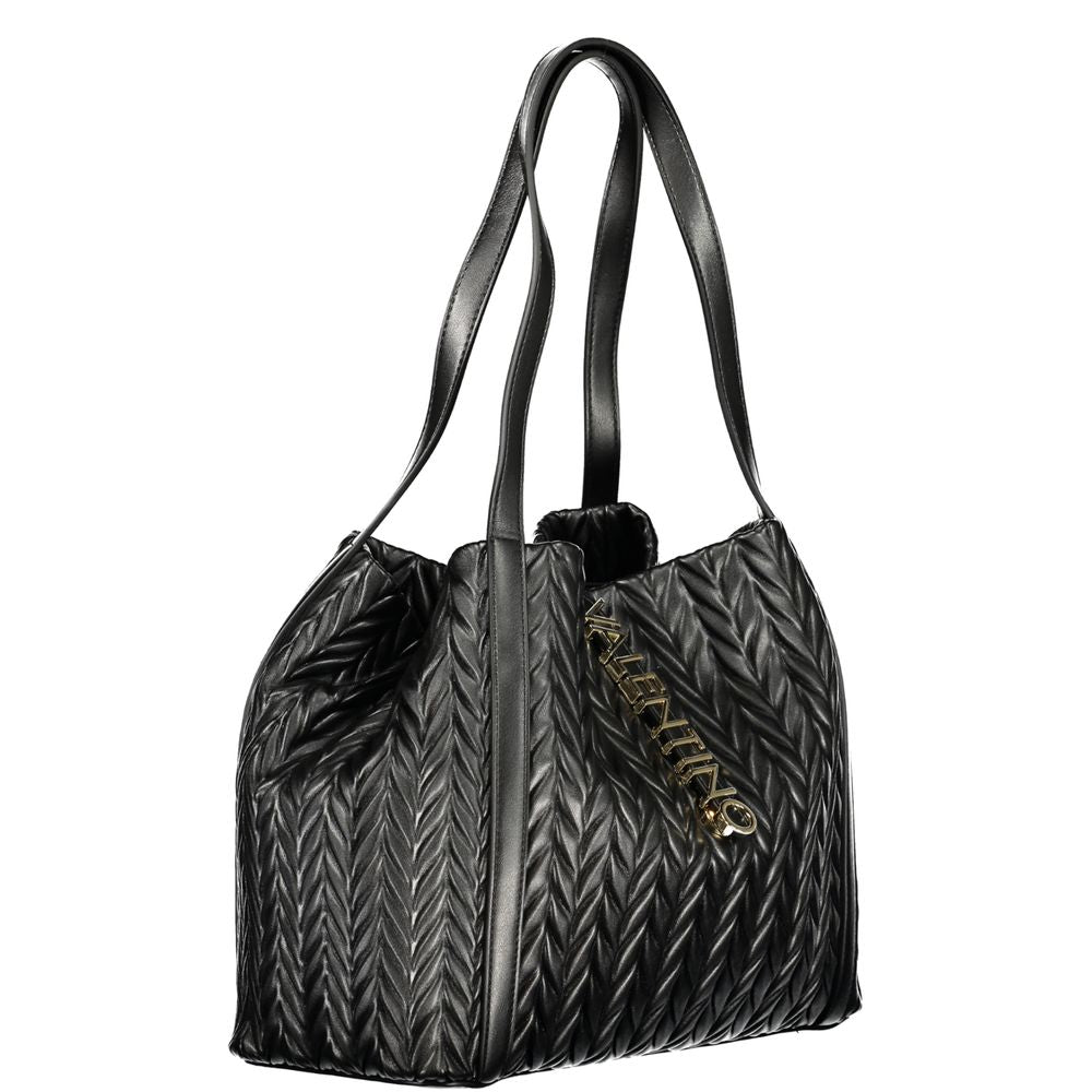 Mario Valentino Nero Poliuretano Women Shoulder Bag
