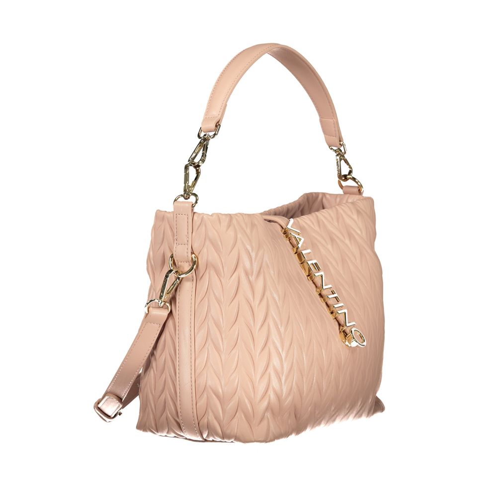 Mario Valentino Rosa Poliuretano Women Shoulder Bag