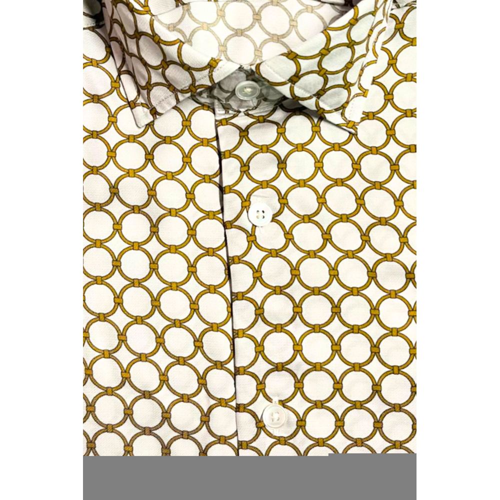 Bagutta White Viscose Shirt