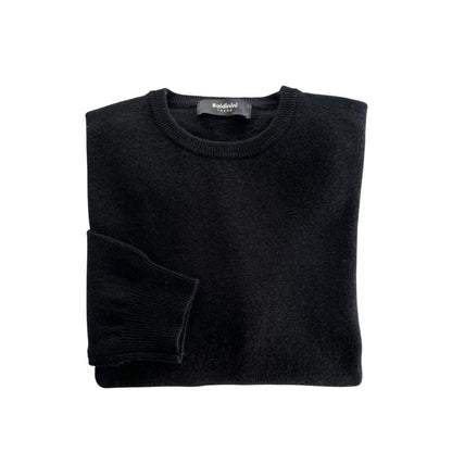 Baldinini Trend Black Cashmere Men Sweater