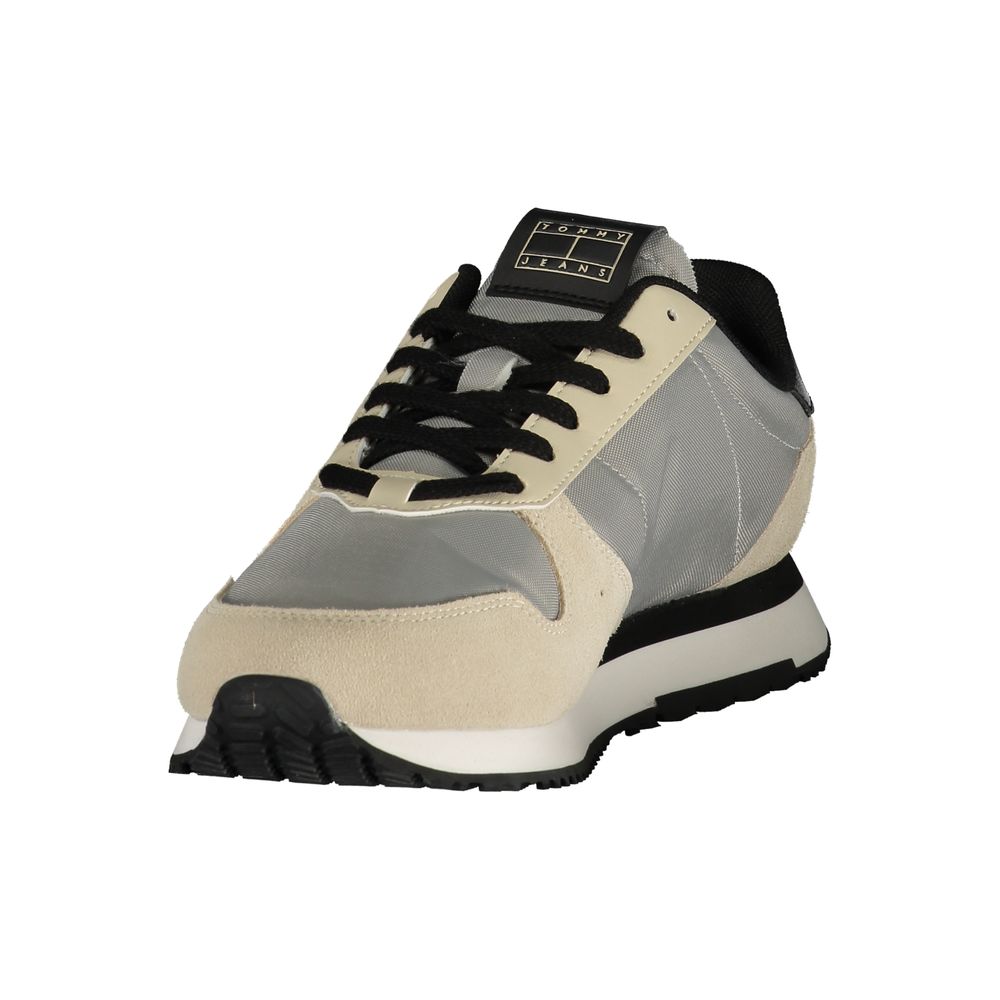 Tommy Hilfiger Grigio Leather Men Sneakers