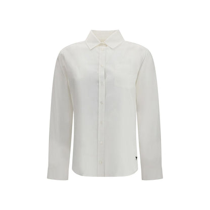 Max Mara White Cotton Dress Shirt