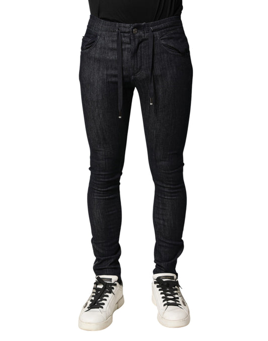 Dolce & Gabbana men's skinny jeans – black
