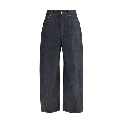 Givenchy Blue Cotton Casual Pants