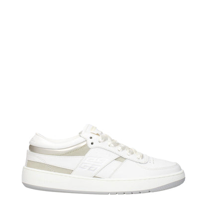 Givenchy White Leather Low Top Sneakers