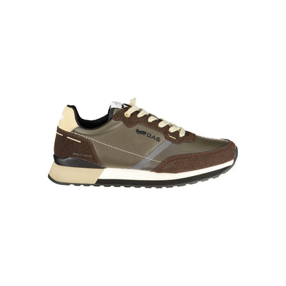 Gas Marrone Poliestere Men Sneaker