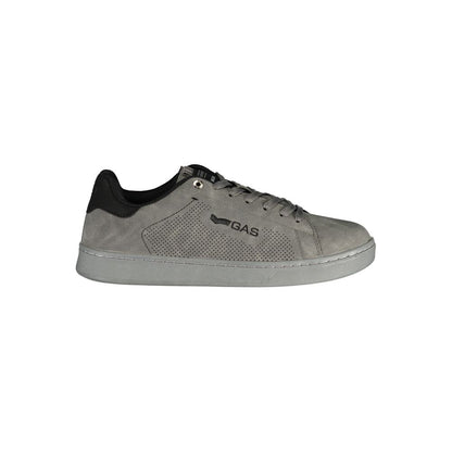 Gas Grigio Polyurethane Men Sneakers