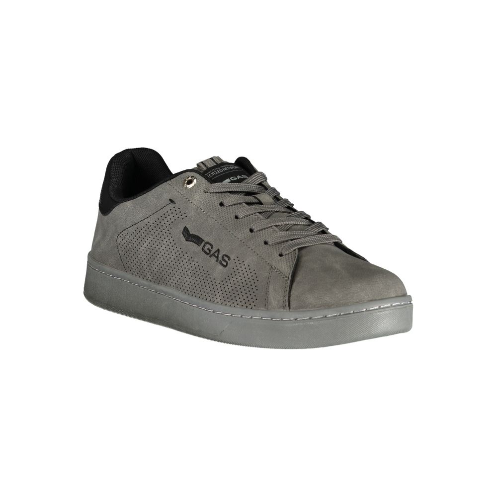 Gas Grigio Polyurethane Men Sneakers