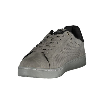 Gas Grigio Polyurethane Men Sneakers