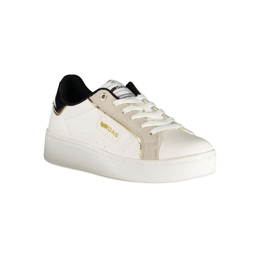Gas White Polyurethane Women Sneakers